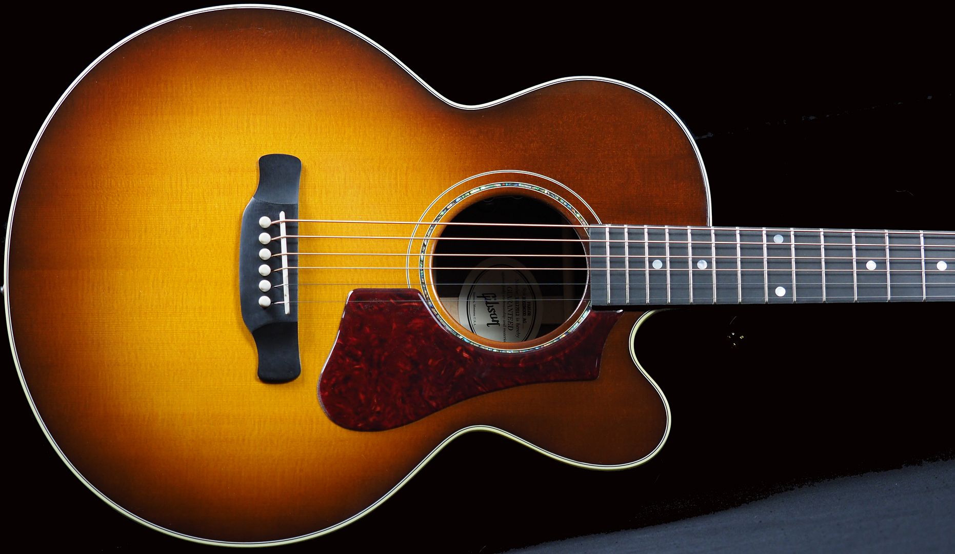 2018 Gibson Cutaway Acoustic Parlor Guitar Rosewood Burst AG 4 Lbs Mint